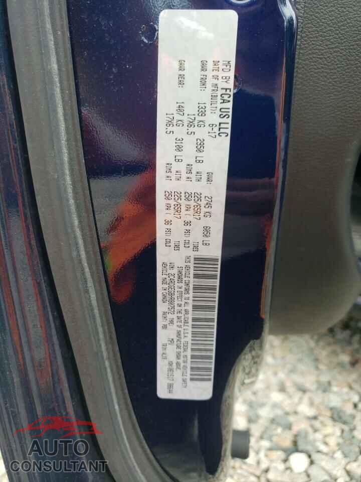 DODGE CARAVAN 2017 - 2C4RDGEG8HR807572