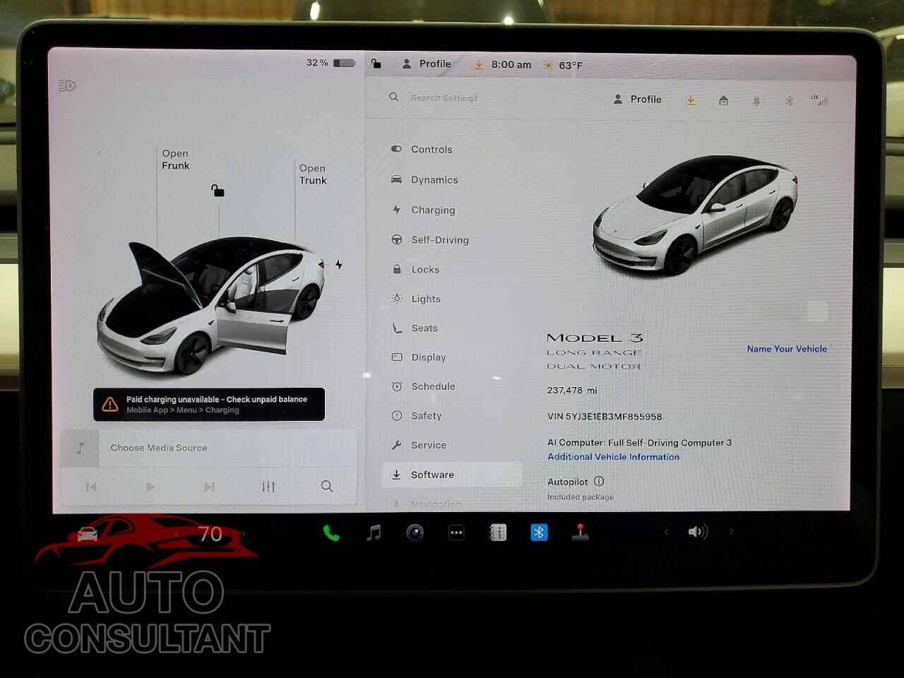 TESLA MODEL 3 2021 - 5YJ3E1EB3MF855958