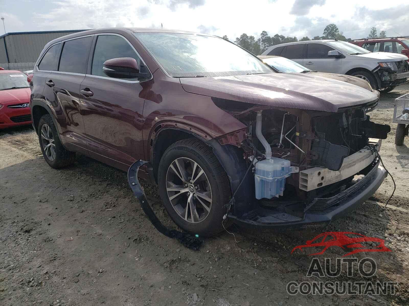 TOYOTA HIGHLANDER 2017 - 5TDZARFH1HS025293