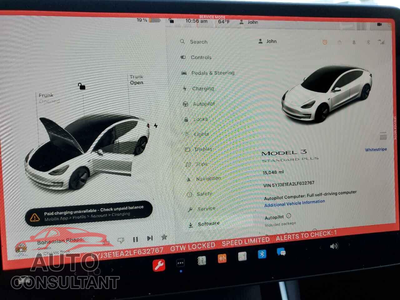 TESLA MODEL 3 2020 - 5YJ3E1EA2LF632767