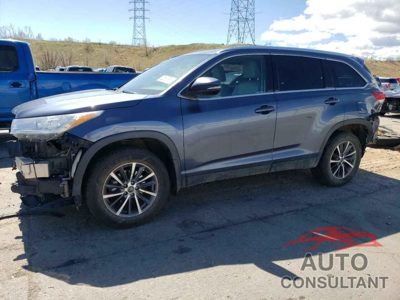 TOYOTA HIGHLANDER 2019 - 5TDJZRFH6KS917312