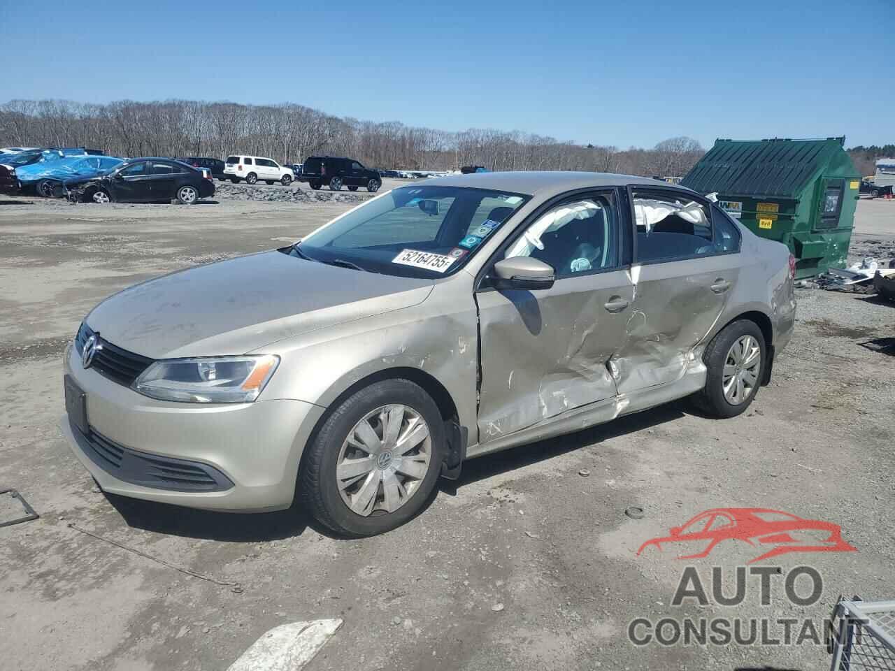 VOLKSWAGEN JETTA 2012 - 3VWDP7AJ1CM116528