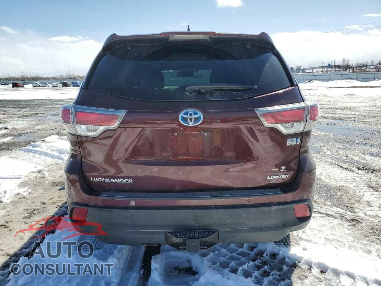 TOYOTA HIGHLANDER 2016 - 5TDDCRFH0GS018564