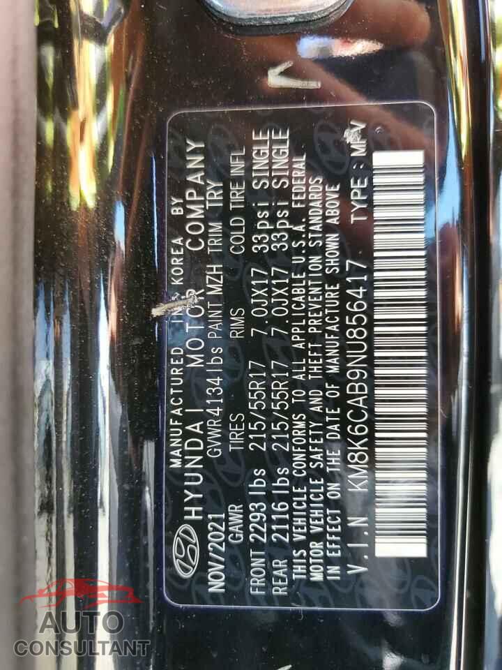 HYUNDAI KONA 2022 - KM8K6CAB9NU856417
