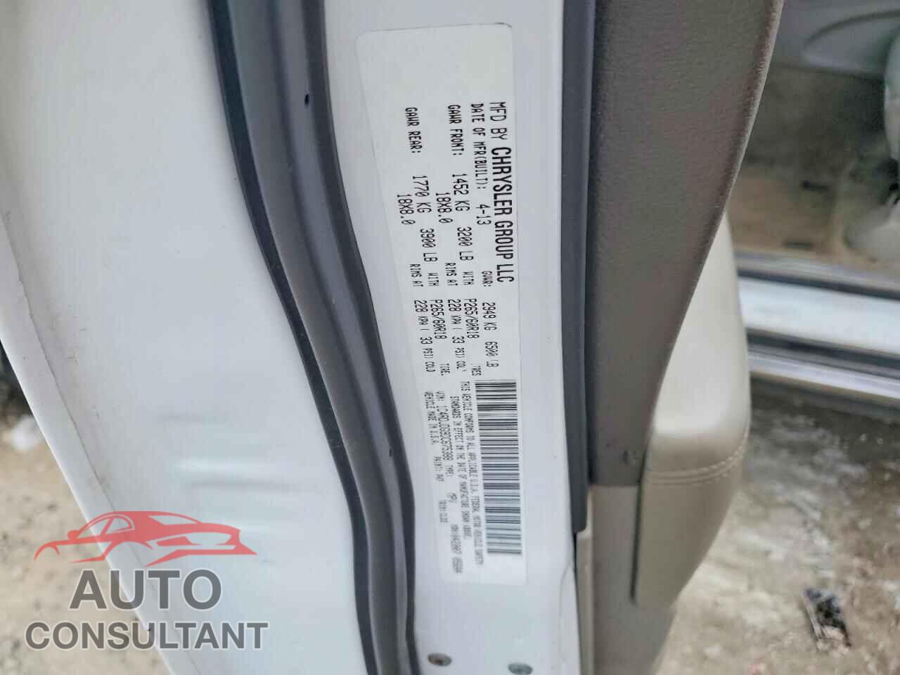 DODGE DURANGO 2013 - 1C4RDJDG9DC675388