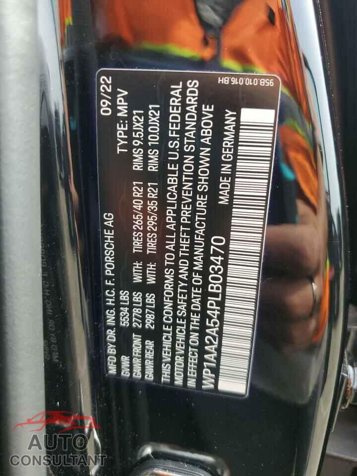 PORSCHE MACAN BASE 2023 - WP1AA2A54PLB03470