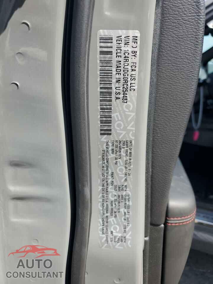 DODGE DURANGO 2024 - 1C4RDJDG0RC254487