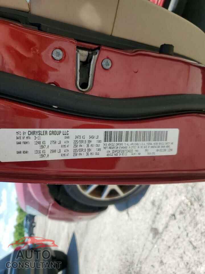 DODGE JOURNEY 2011 - 3D4PG3FG9BT534655