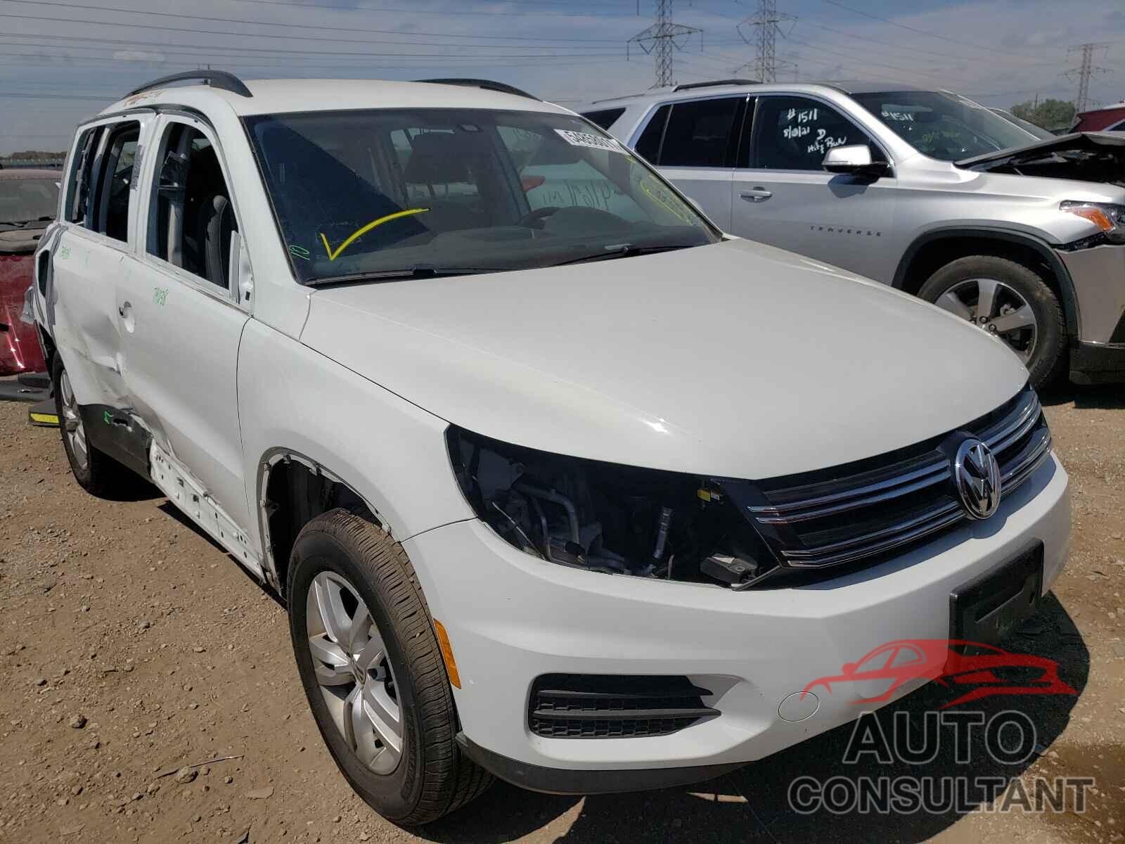 VOLKSWAGEN TIGUAN 2017 - WVGBV7AX1HK001006