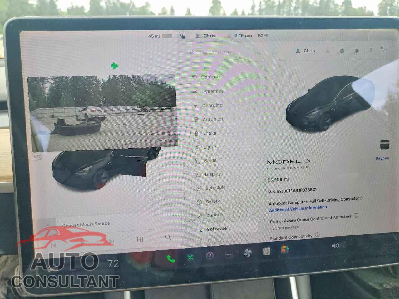 TESLA MODEL 3 2018 - 5YJ3E1EA9JF033801
