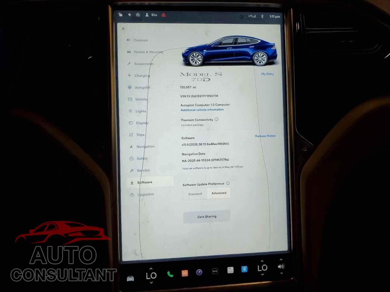 TESLA MODEL S 2015 - 5YJSA1S27FF090736