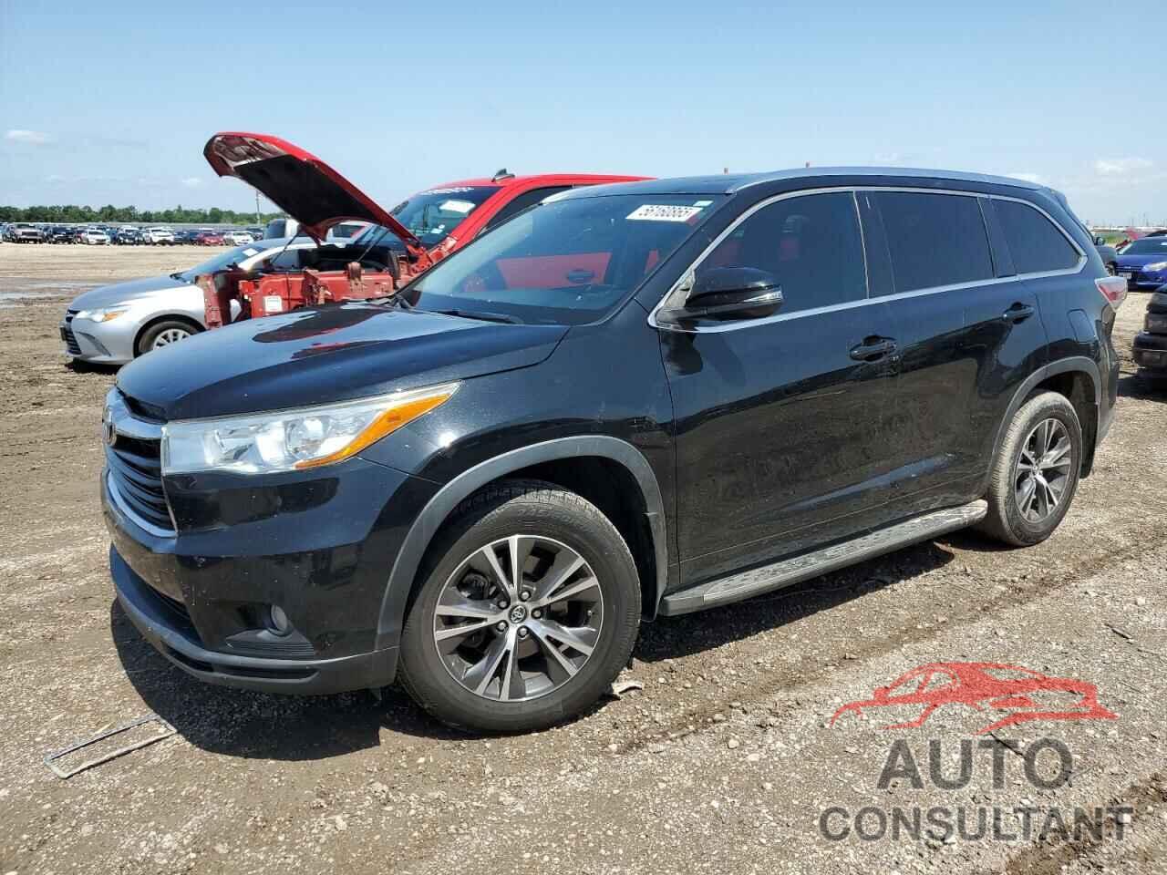 TOYOTA HIGHLANDER 2016 - 5TDKKRFH2GS505257