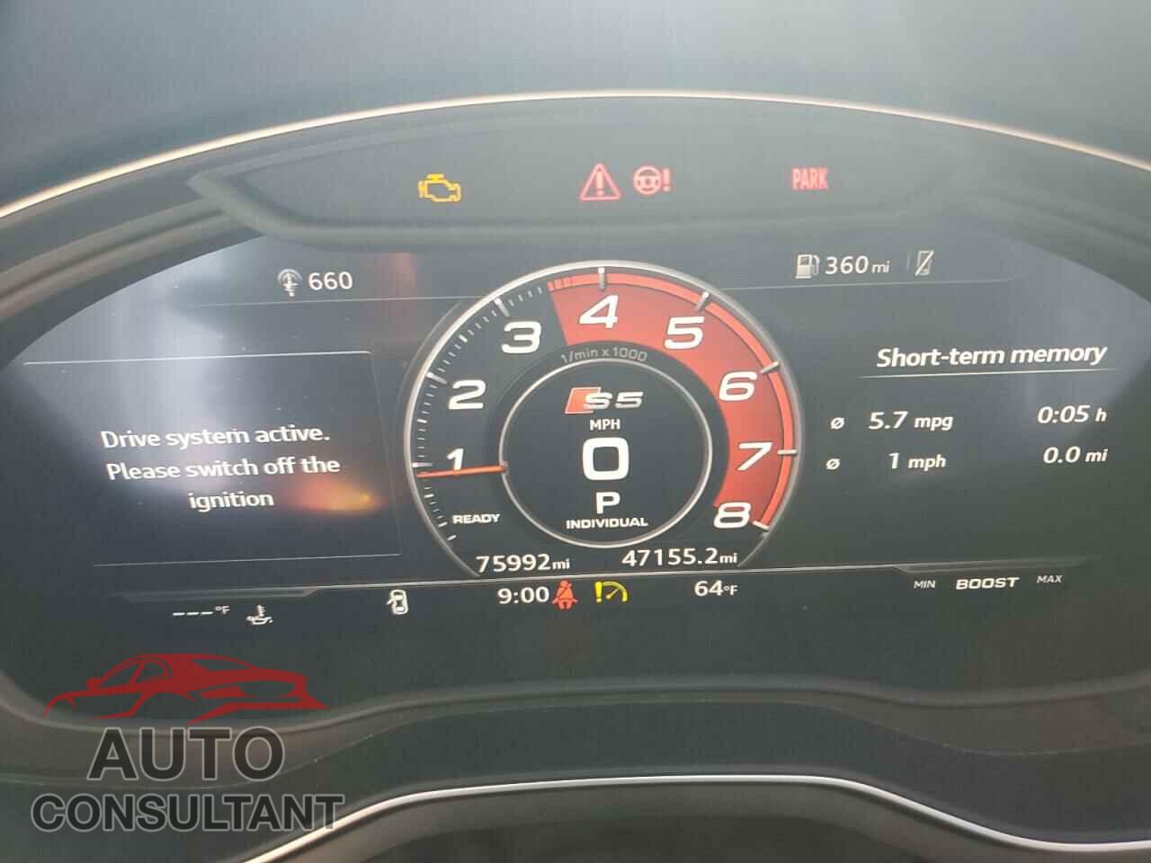 AUDI S5/RS5 2018 - WAUB4CF50JA089191
