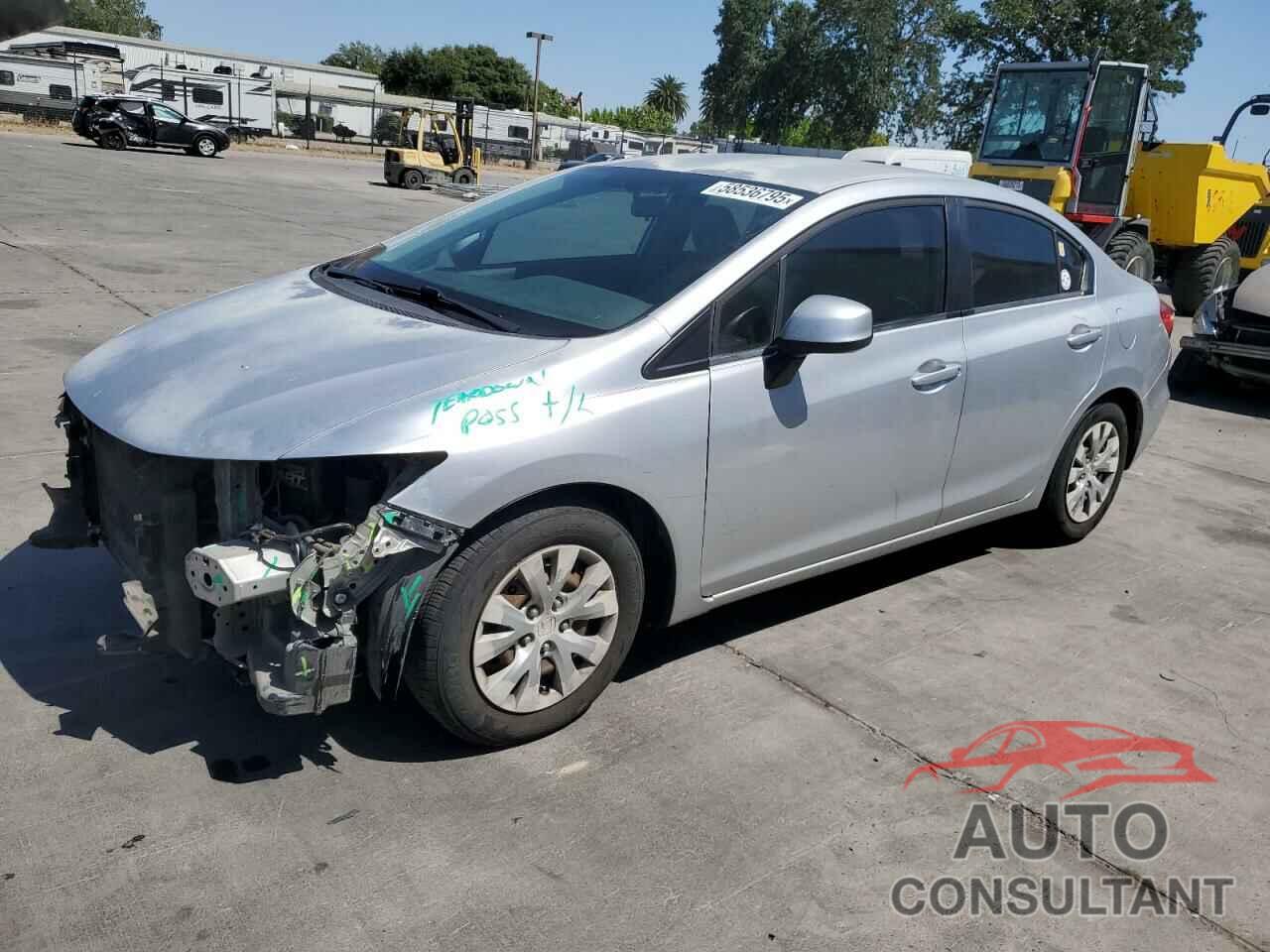 HONDA CIVIC 2012 - 2HGFB2F58CH304441
