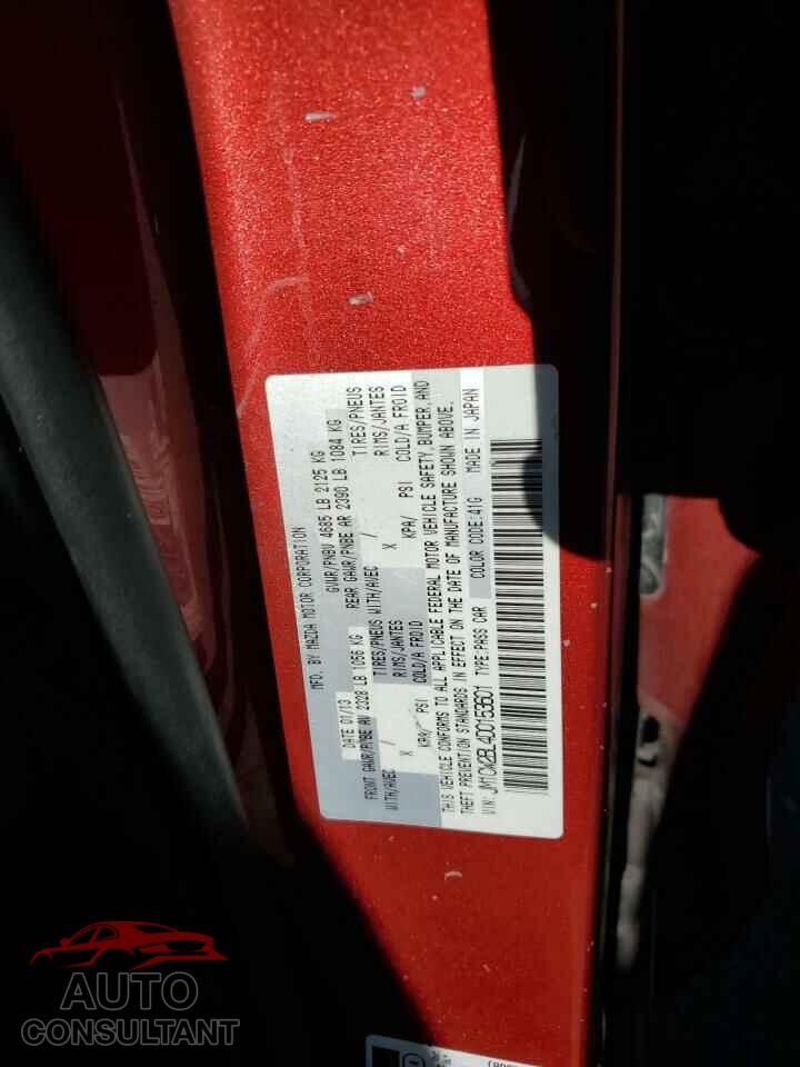 MAZDA 5 2013 - JM1CW2BL4D0153601