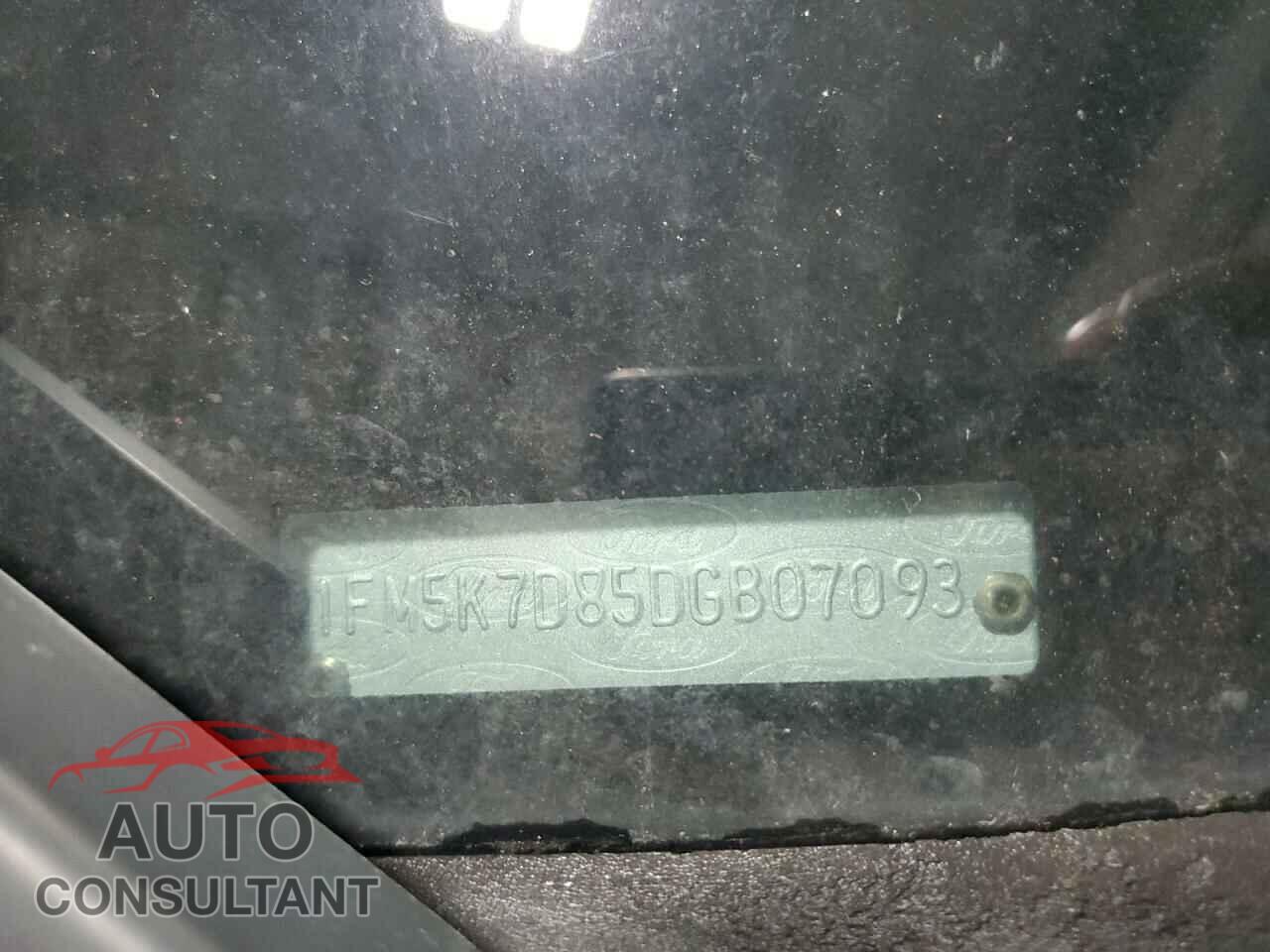 FORD EXPLORER 2013 - 1FM5K7D85DGB07093