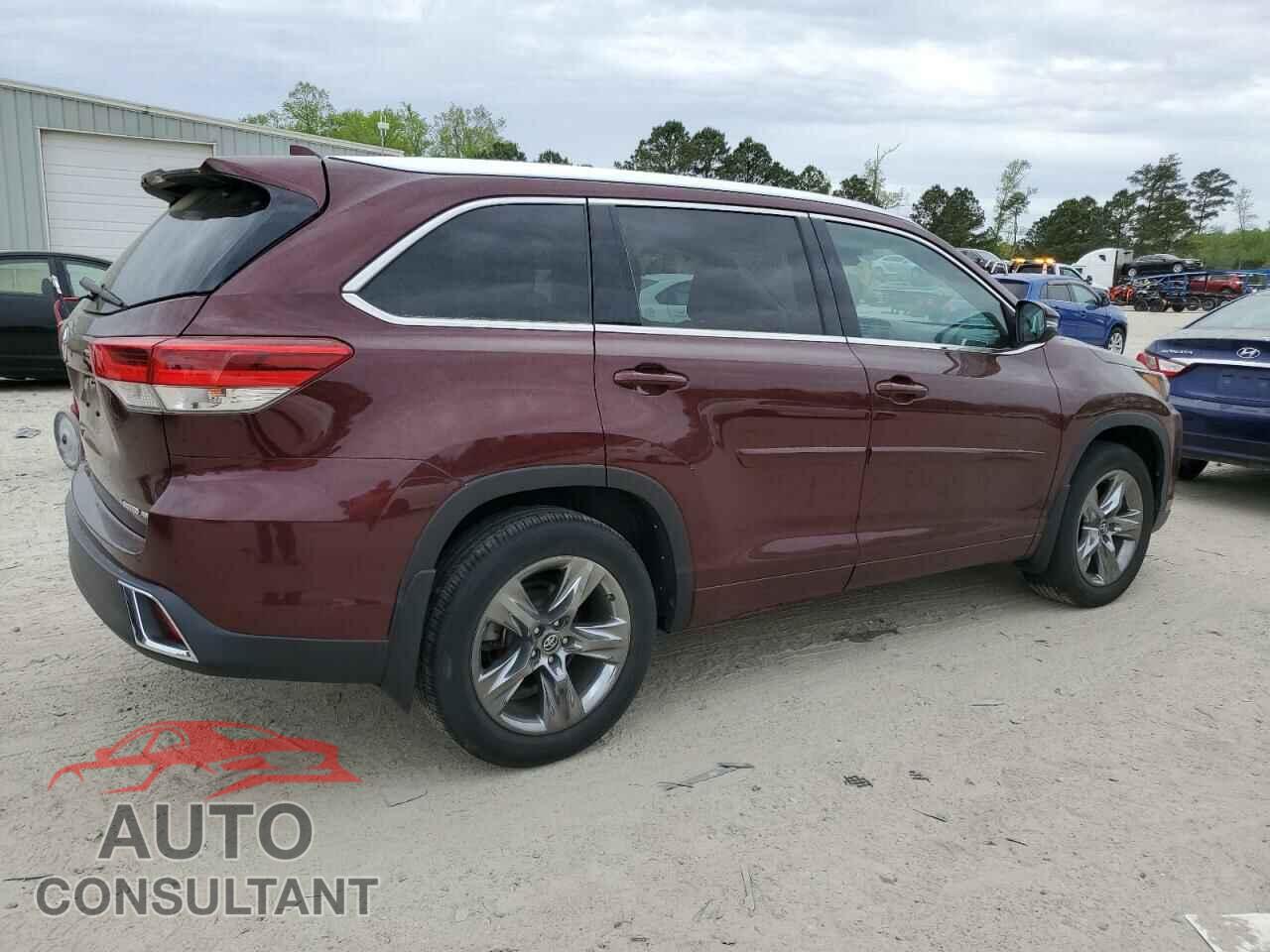 TOYOTA HIGHLANDER 2018 - 5TDDZRFH2JS866290