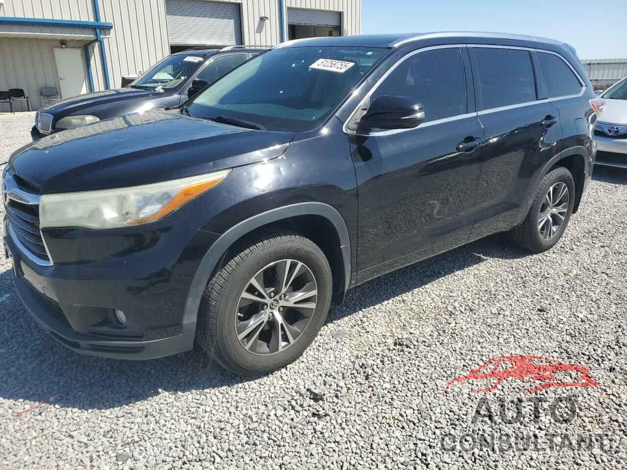 TOYOTA HIGHLANDER 2016 - 5TDJKRFHXGS227686