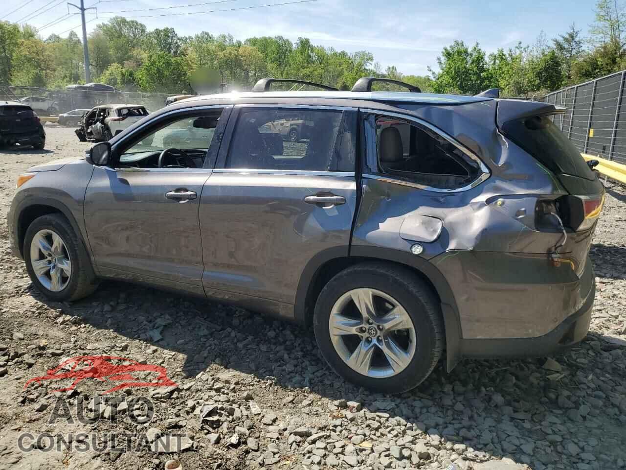 TOYOTA HIGHLANDER 2016 - 5TDDKRFH7GS338628