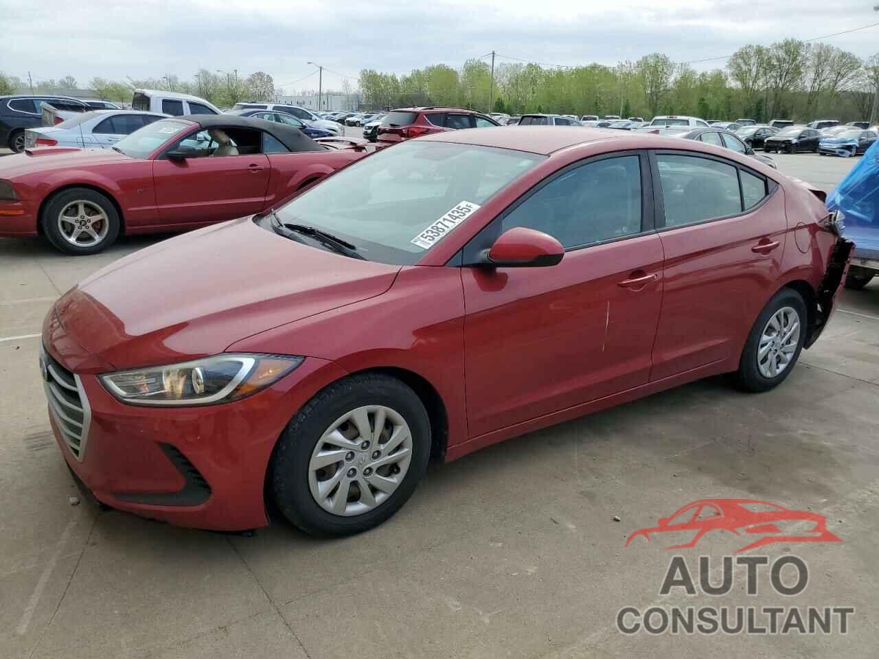 HYUNDAI ELANTRA 2017 - KMHD74LF6HU392115
