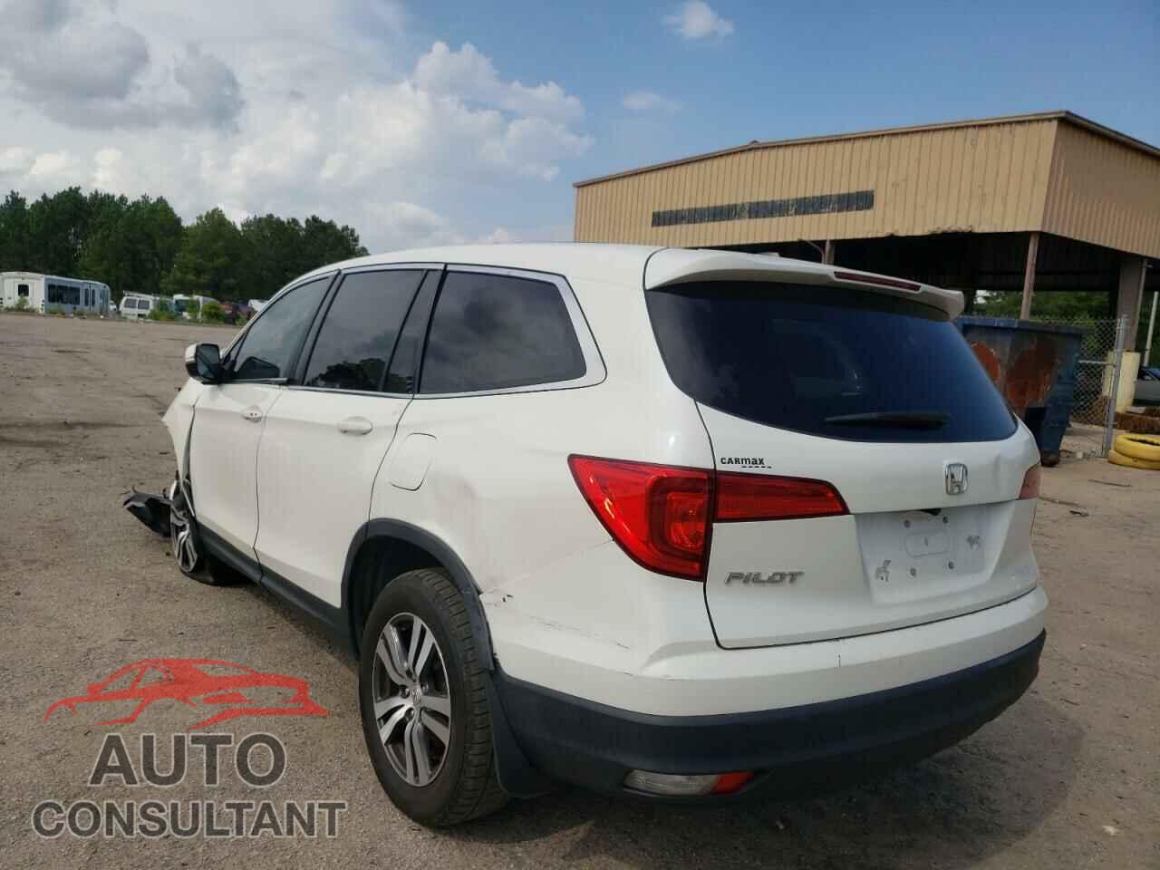 HONDA PILOT 2017 - 5FNYF5H59HB045501