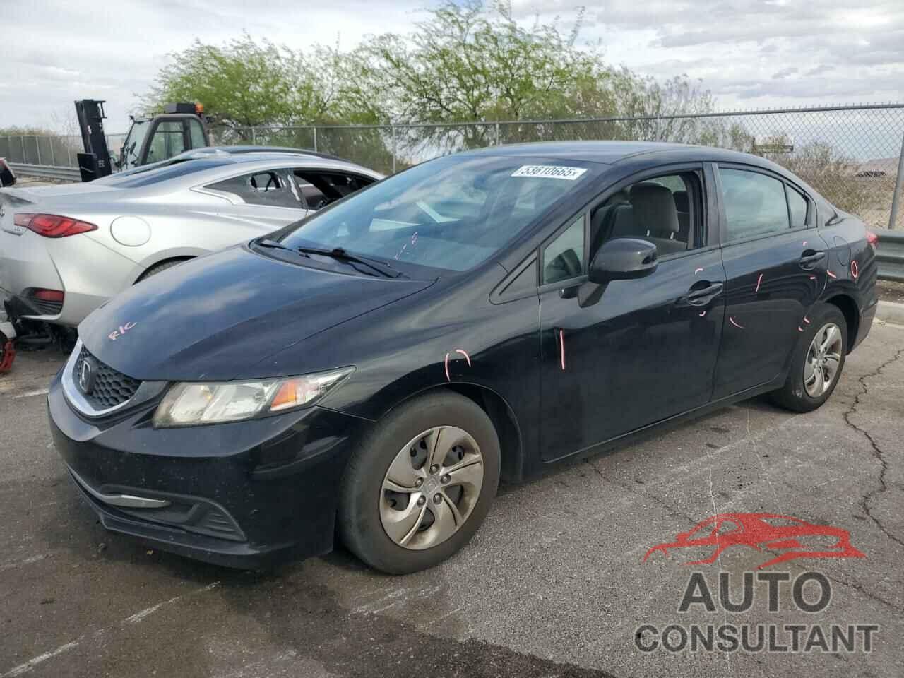 HONDA CIVIC 2013 - 2HGFB2F52DH506581