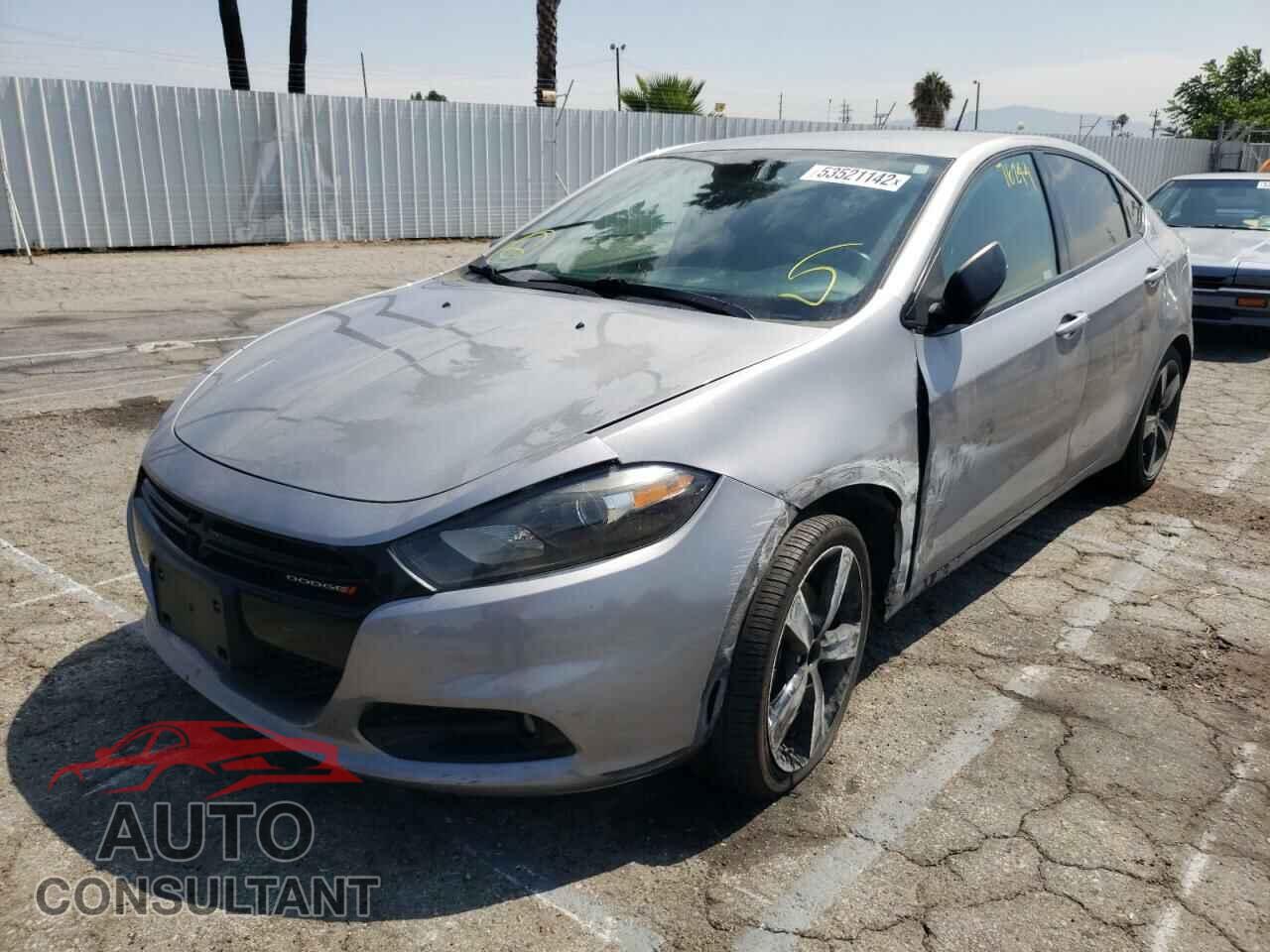 DODGE DART 2016 - 1C3CDFBB5GD578900