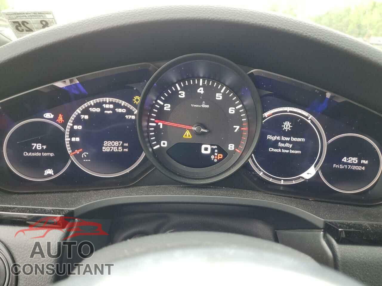 PORSCHE CAYENNE 2020 - WP1AA2AY0LDA09293