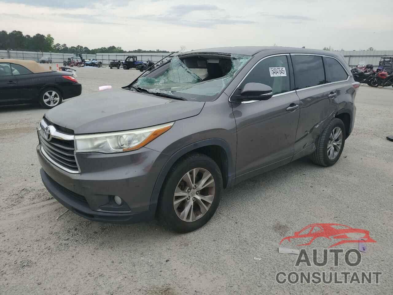 TOYOTA HIGHLANDER 2015 - 5TDZKRFH0FS090050