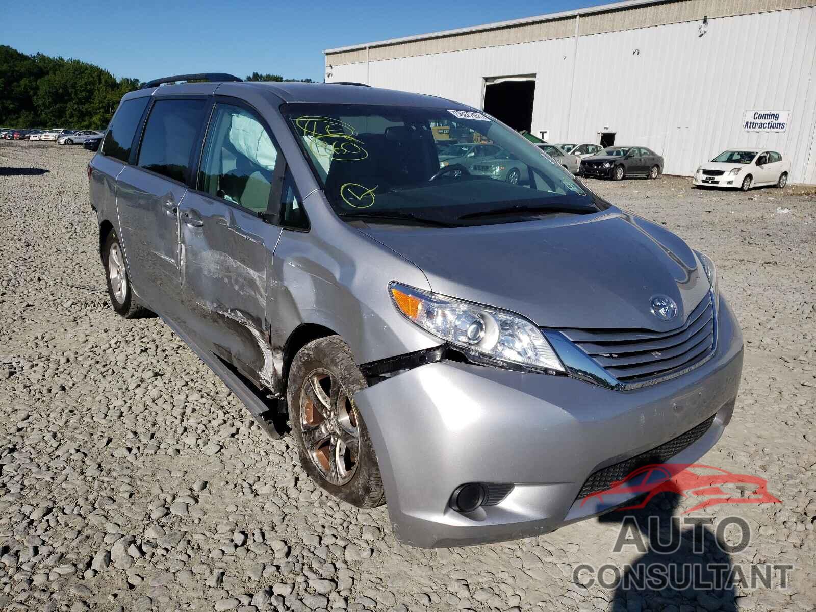 TOYOTA SIENNA 2017 - 5TDKZ3DC9HS816315