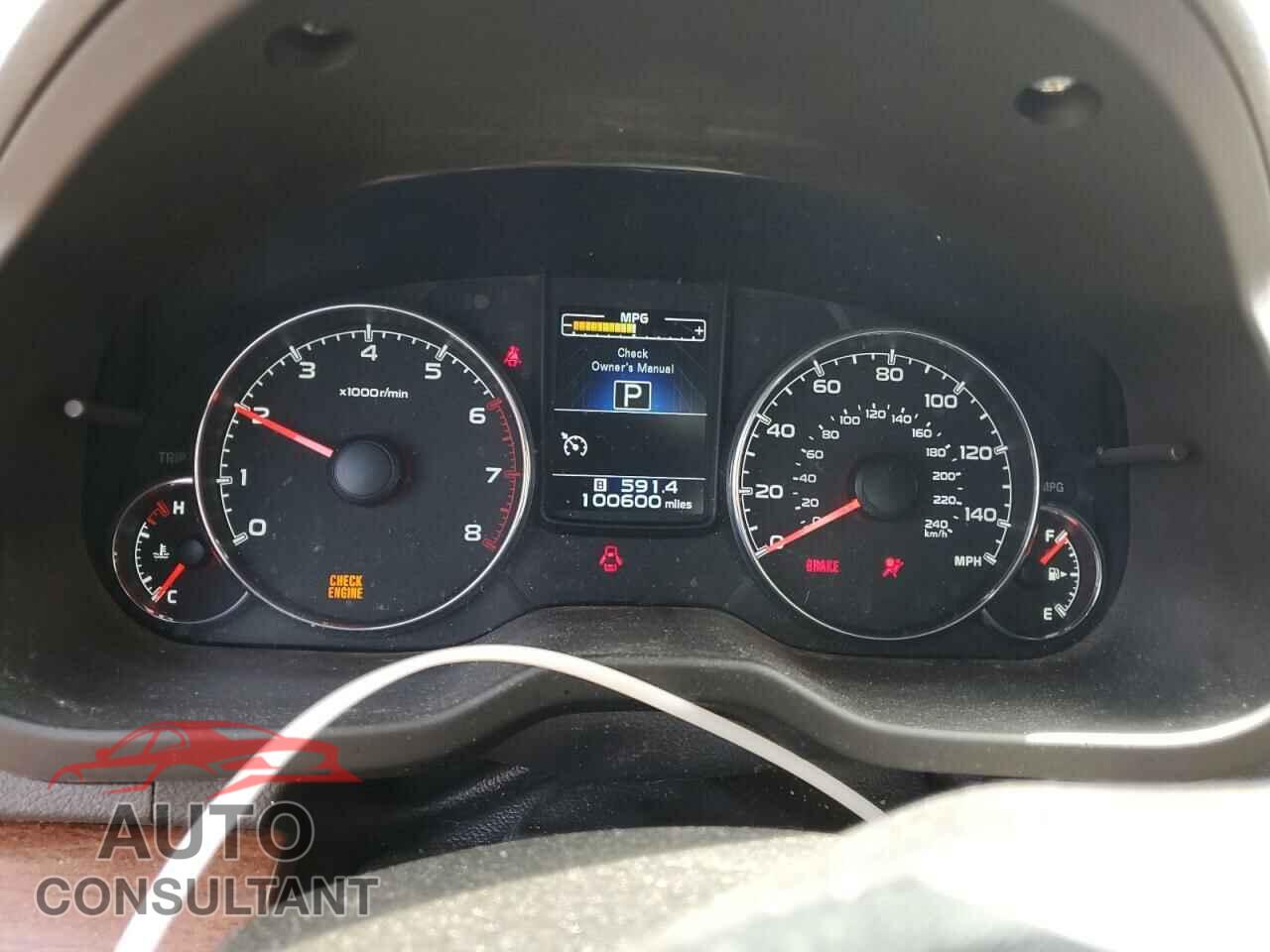 SUBARU OUTBACK 2014 - 4S4BRBLC1E3201746