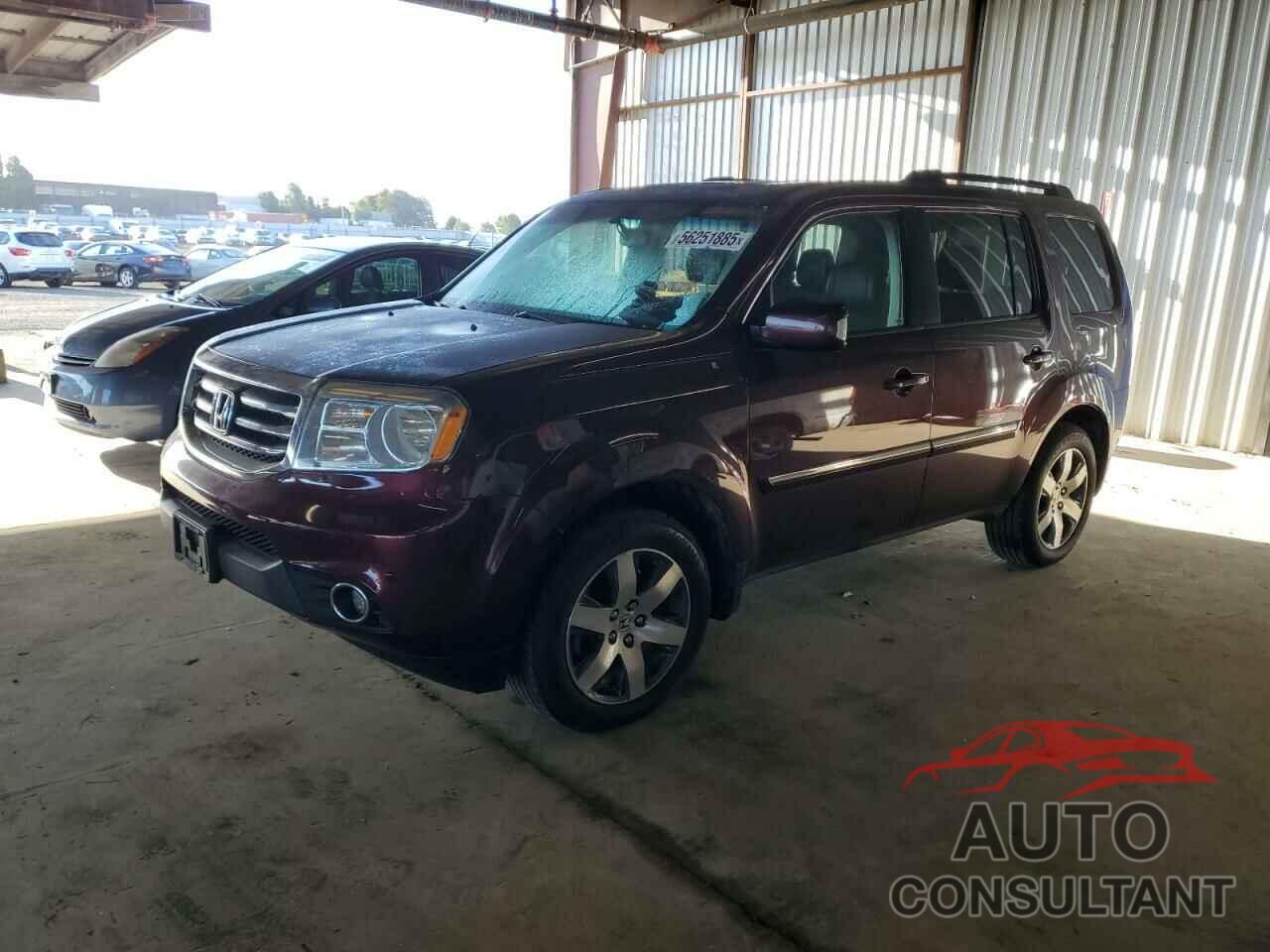 HONDA PILOT 2012 - 5FNYF3H98CB036773