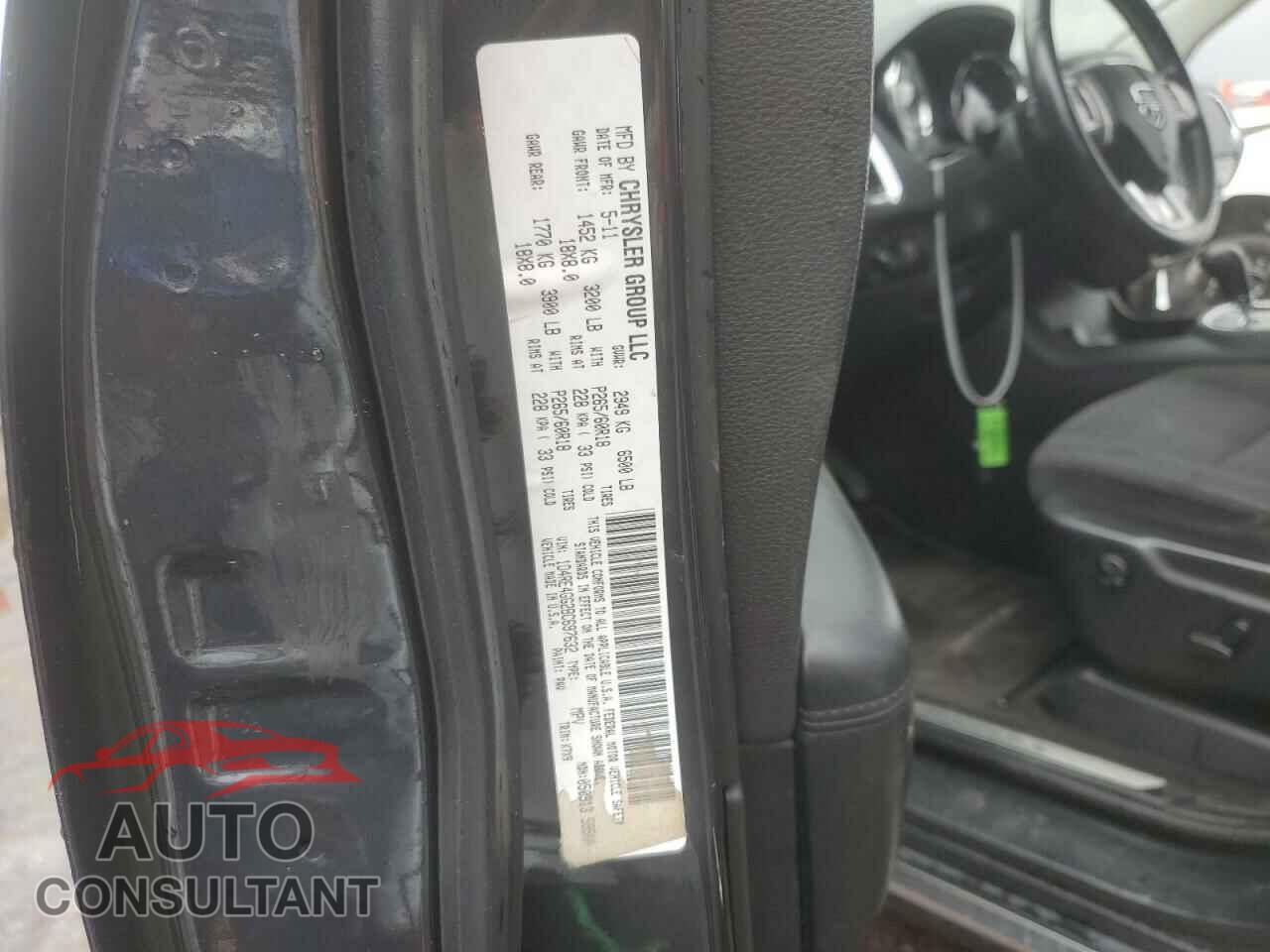 DODGE DURANGO 2011 - 1D4RE4GG2BC697632