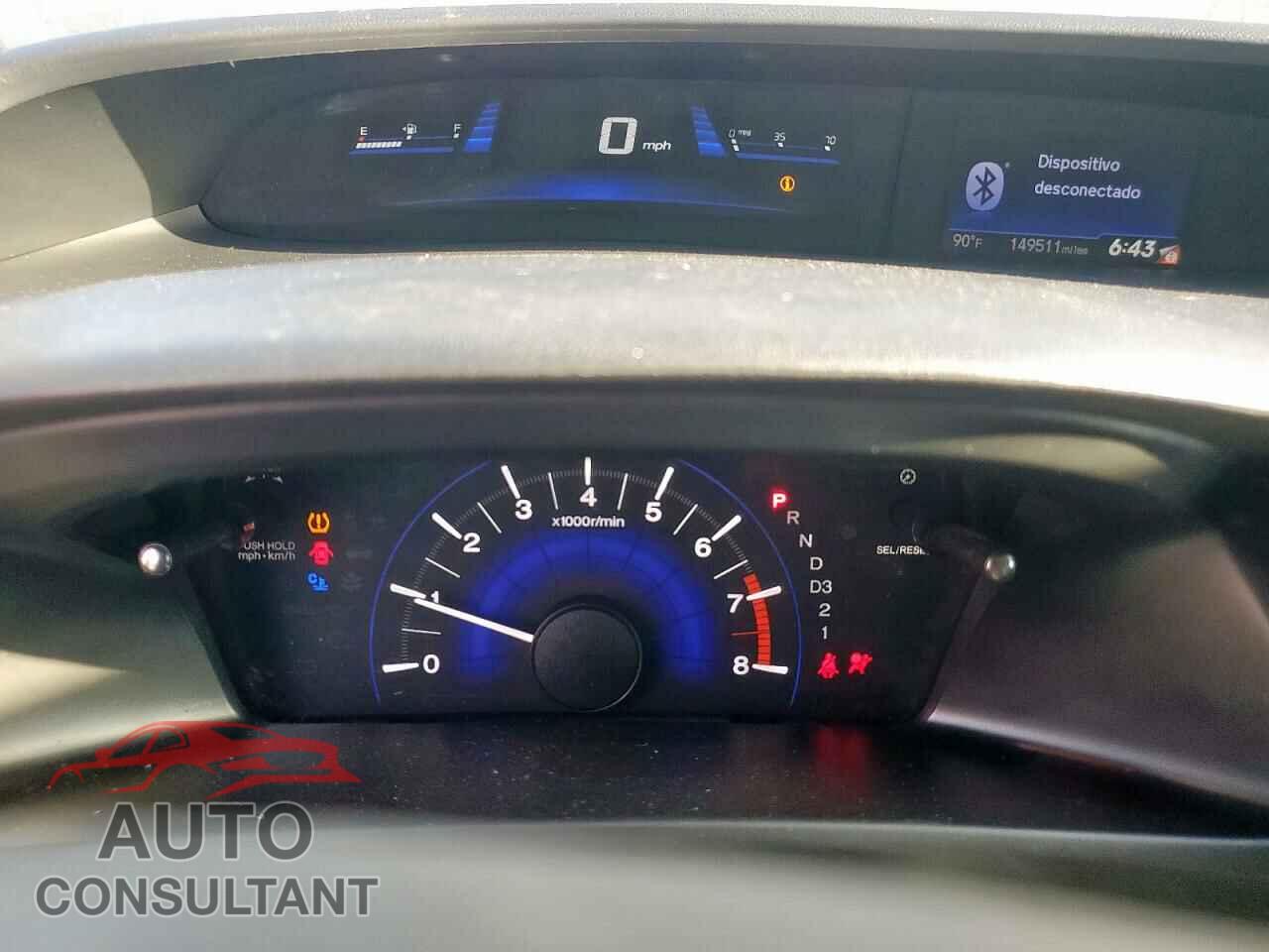 HONDA CIVIC 2013 - 19XFB2F52DE086654