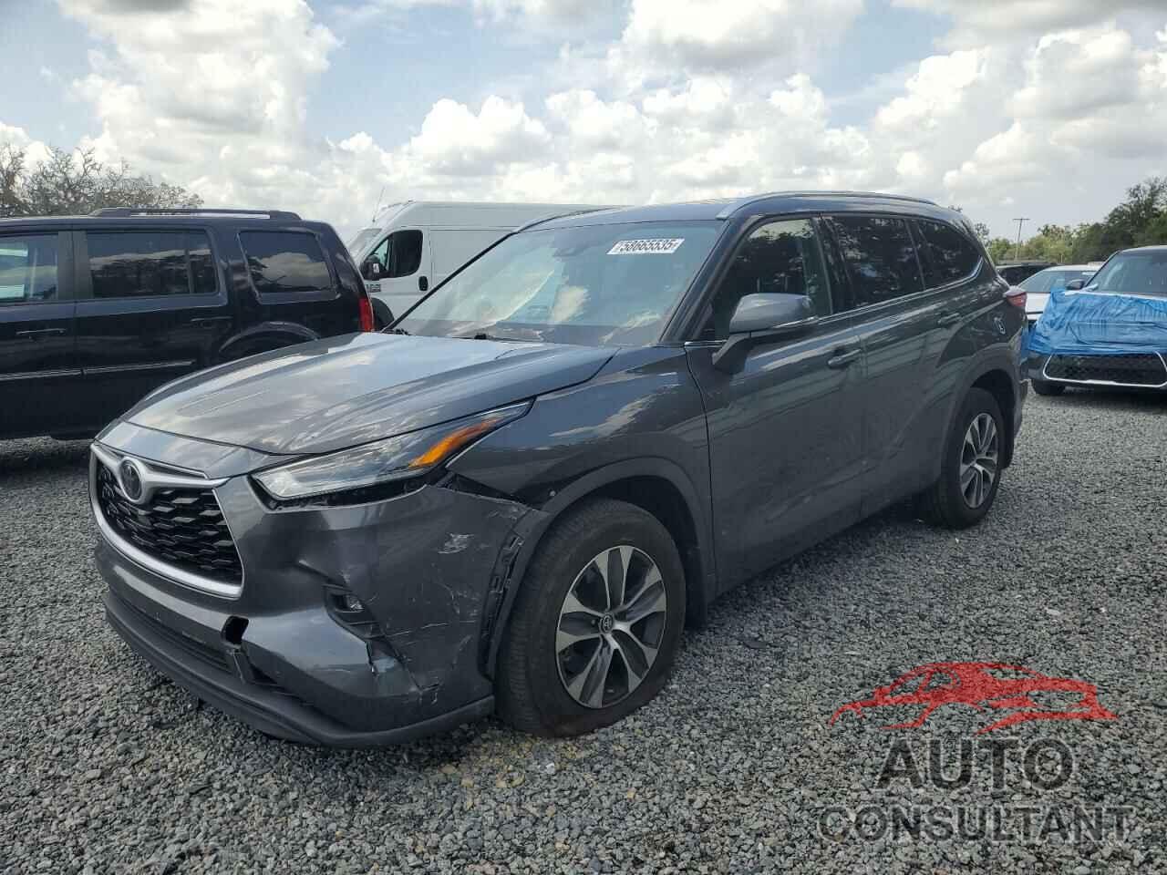 TOYOTA HIGHLANDER 2021 - 5TDGZRBH9MS525749