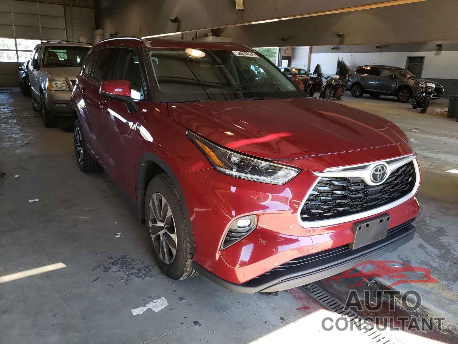 TOYOTA HIGHLANDER 2021 - 5TDGZRBH1MS543436
