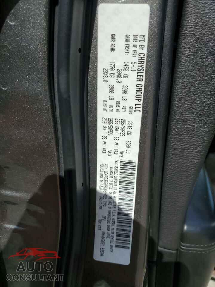 DODGE DURANGO 2011 - 1D4RE3GG2BC687435