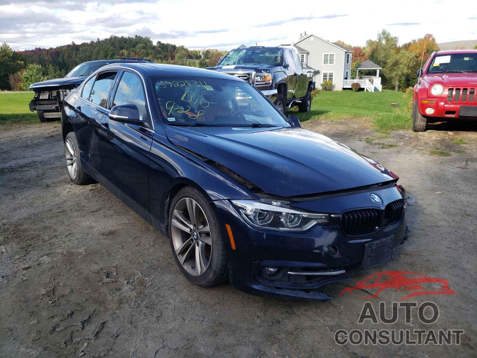 BMW 3 SERIES 2017 - WBA8D9C3XHA011964