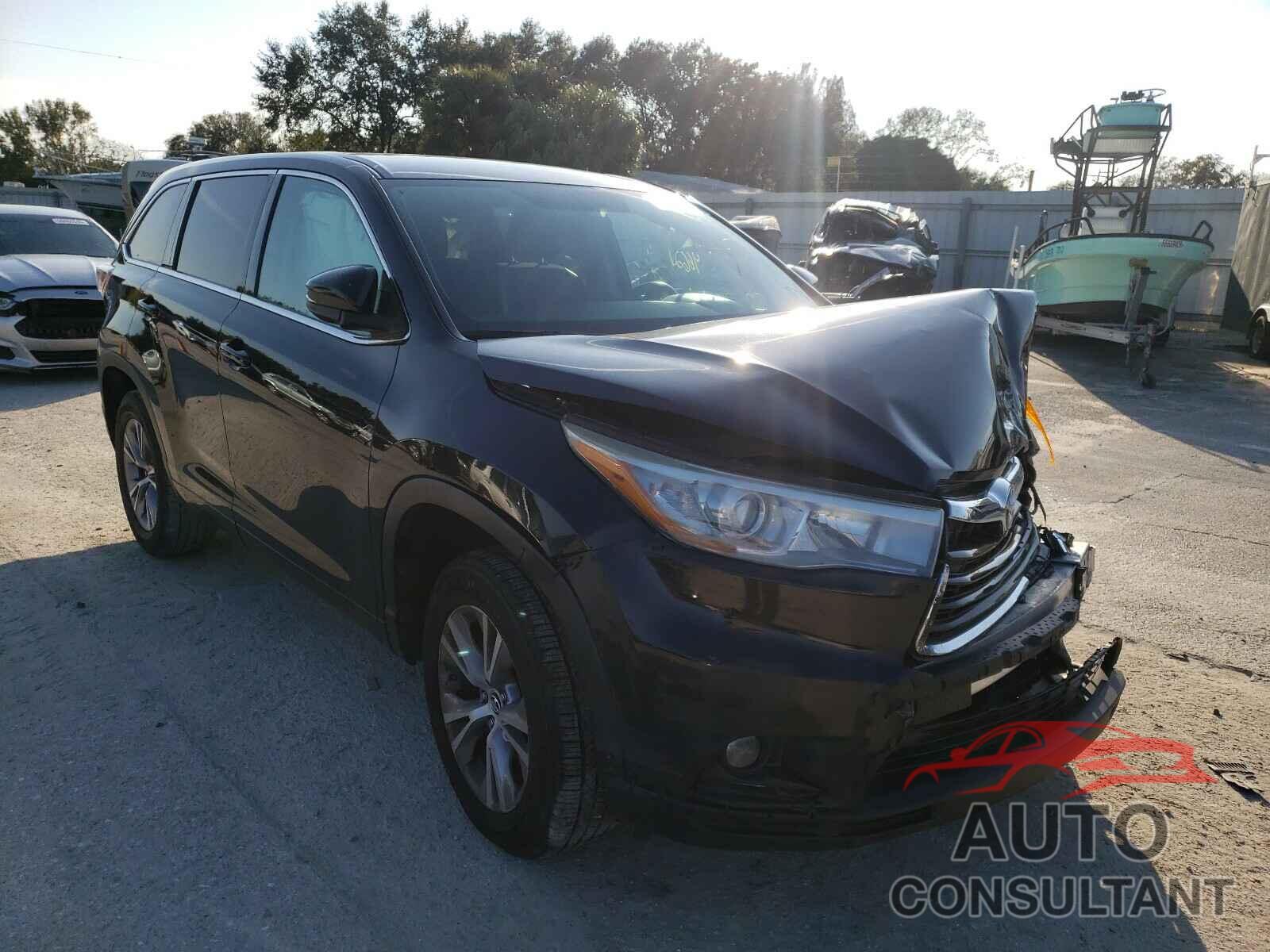 TOYOTA HIGHLANDER 2016 - 5TDZKRFH0GS127194
