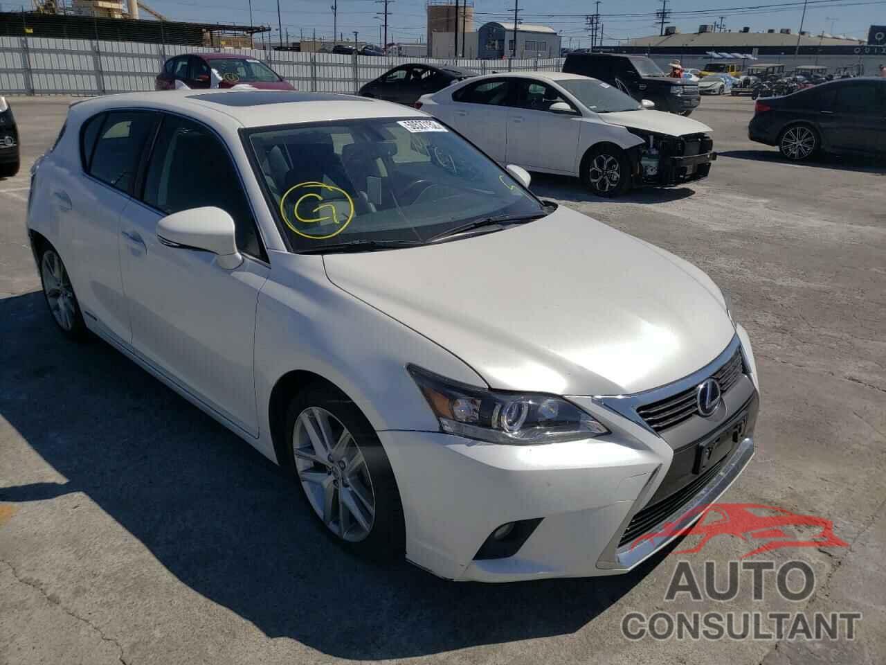 LEXUS CT 200 2017 - JTHKD5BHXH2288833