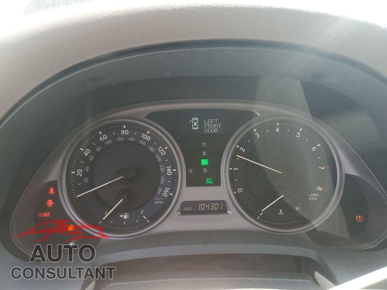 LEXUS IS 2010 - JTHBF5C25A2096567