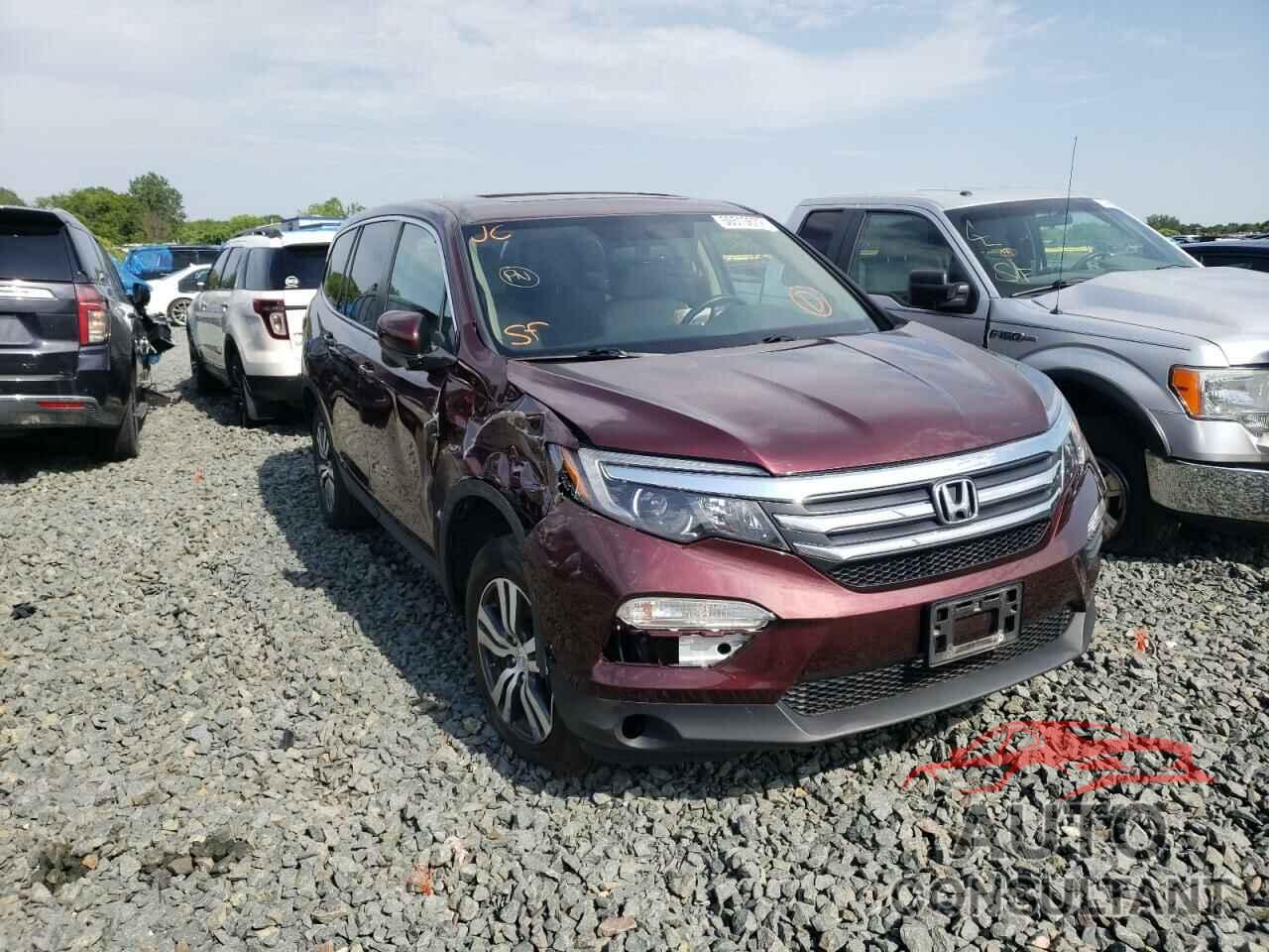 HONDA PILOT 2016 - 5FNYF6H56GB010757
