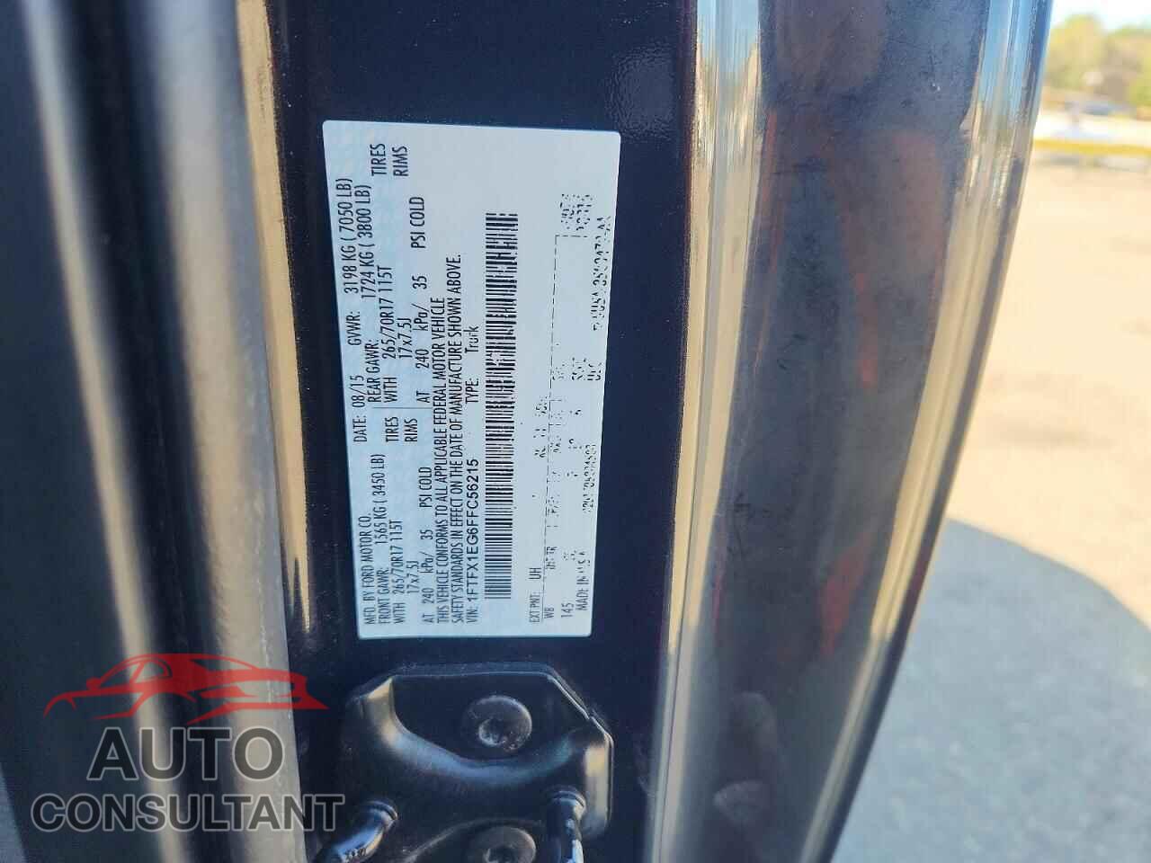 FORD F150 2015 - 1FTFX1EG6FFC56215