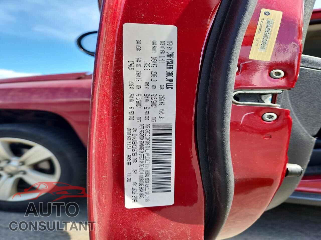 JEEP COMPASS 2012 - 1C4NJDBB0CD537960