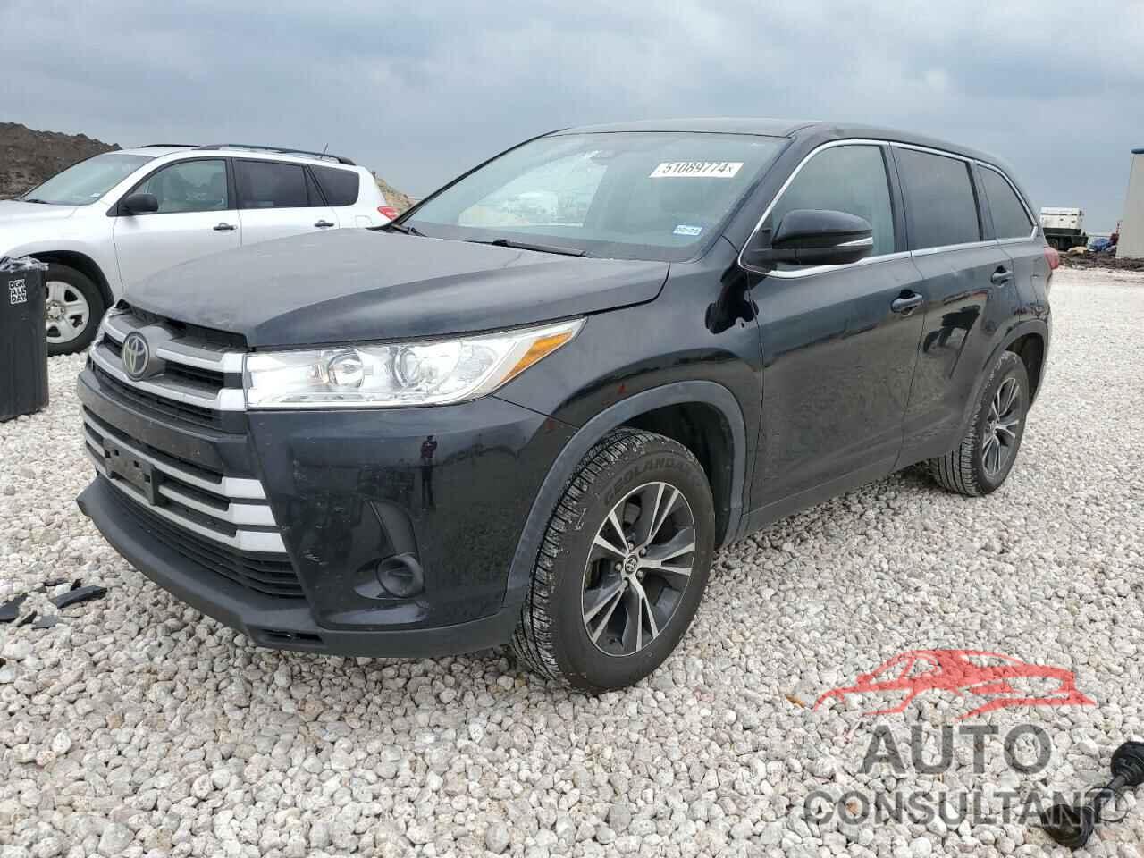 TOYOTA HIGHLANDER 2019 - 5TDZARFH8KS061229