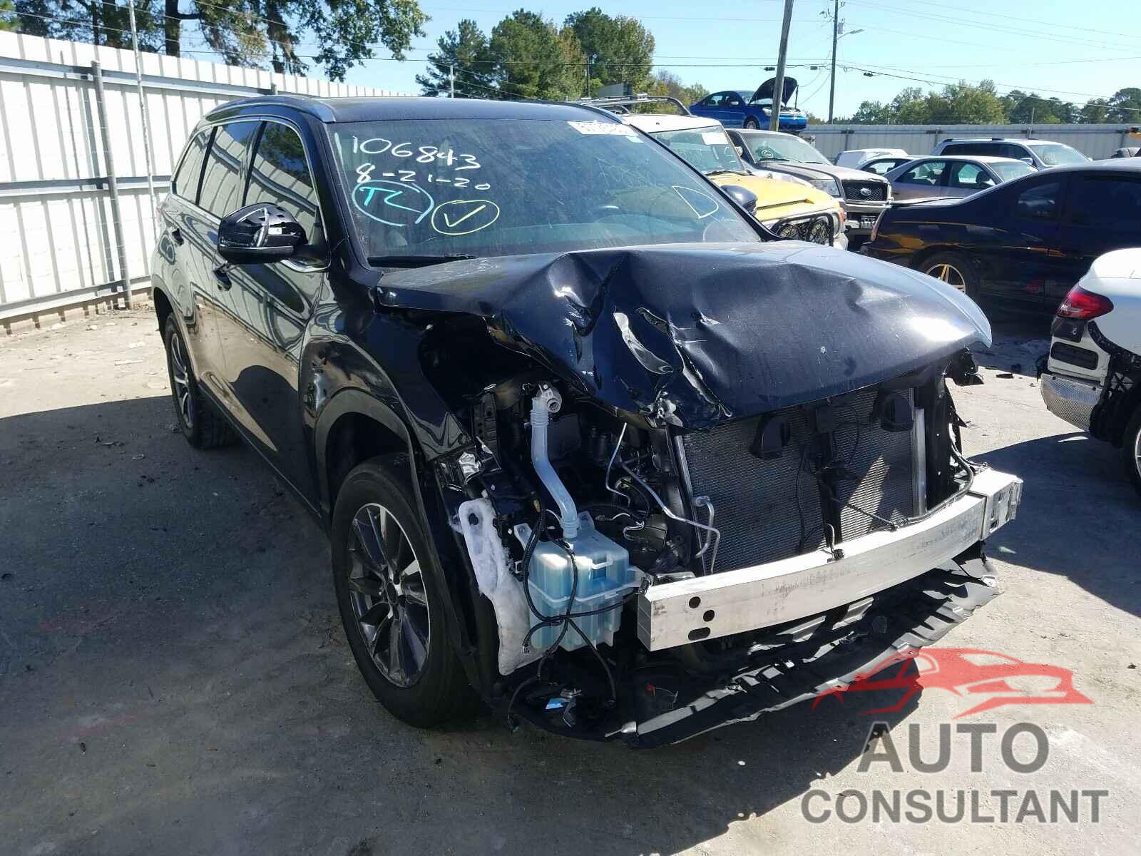 TOYOTA HIGHLANDER 2019 - 5TDKZRFH4KS303699