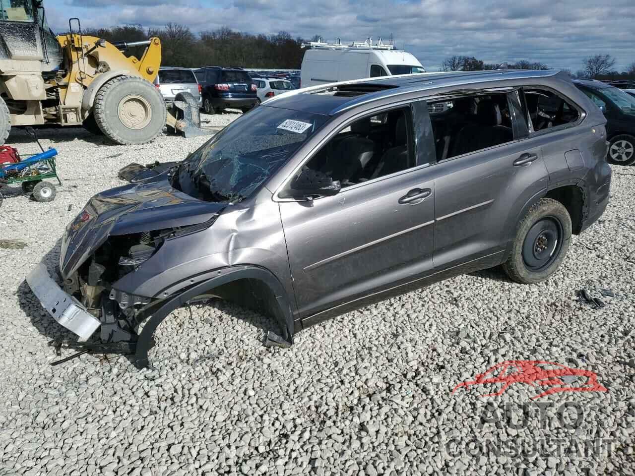 TOYOTA HIGHLANDER 2015 - 5TDDKRFH6FS192219