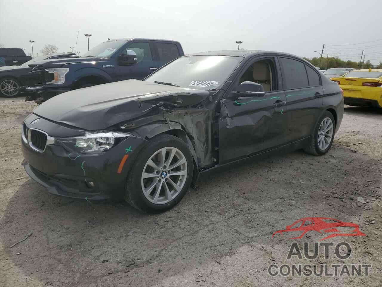 BMW 3 SERIES 2016 - WBA8A3C53GK689228