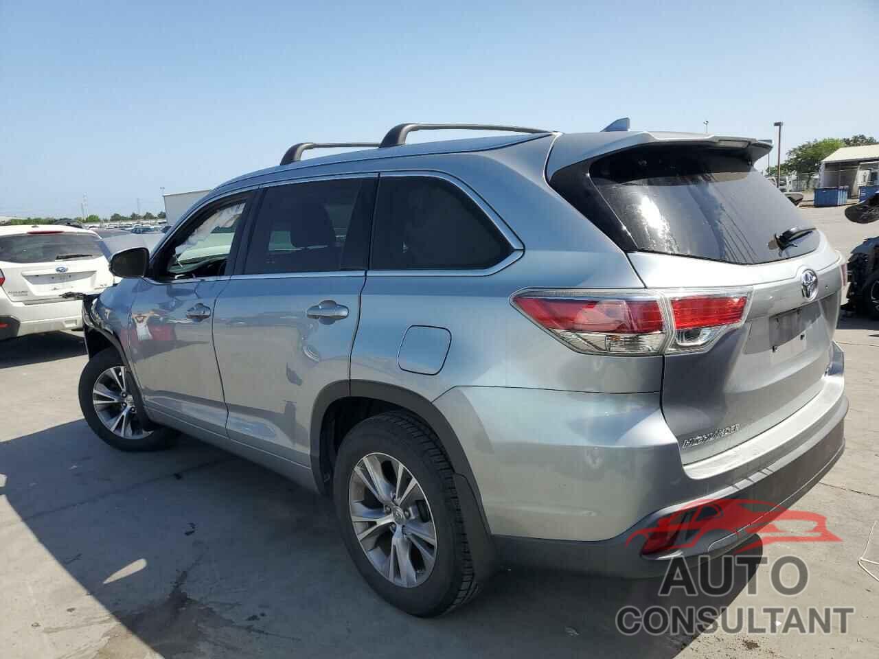 TOYOTA HIGHLANDER 2015 - 5TDJKRFH2FS221718