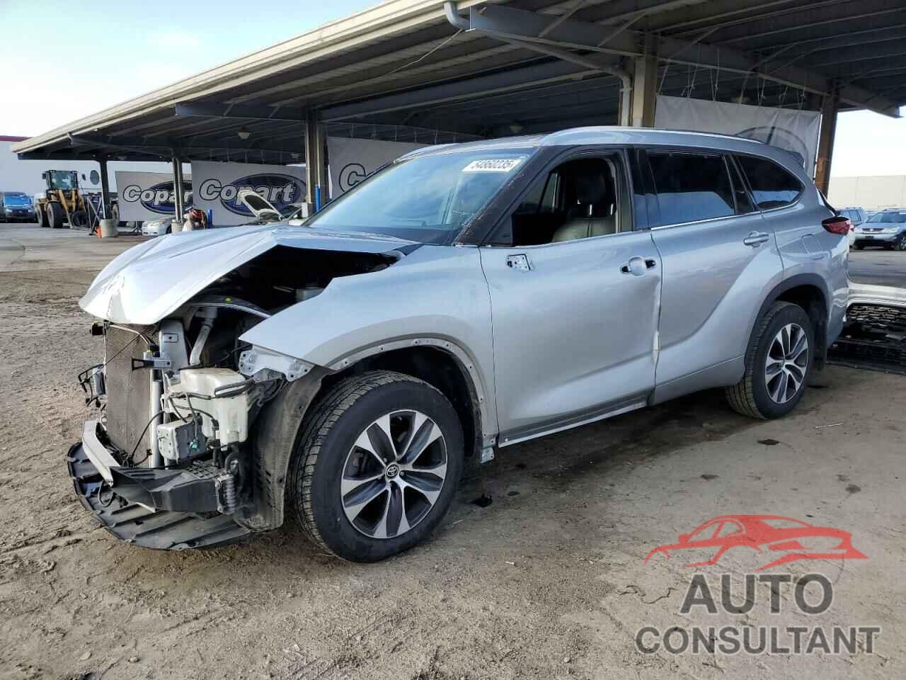 TOYOTA HIGHLANDER 2021 - 5TDHZRBH2MS555177